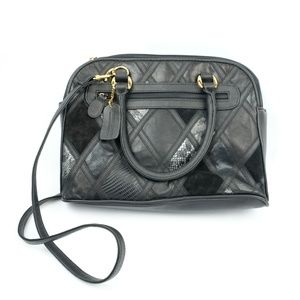 Cabin Creek Genuine Leather Black Purse, GUC